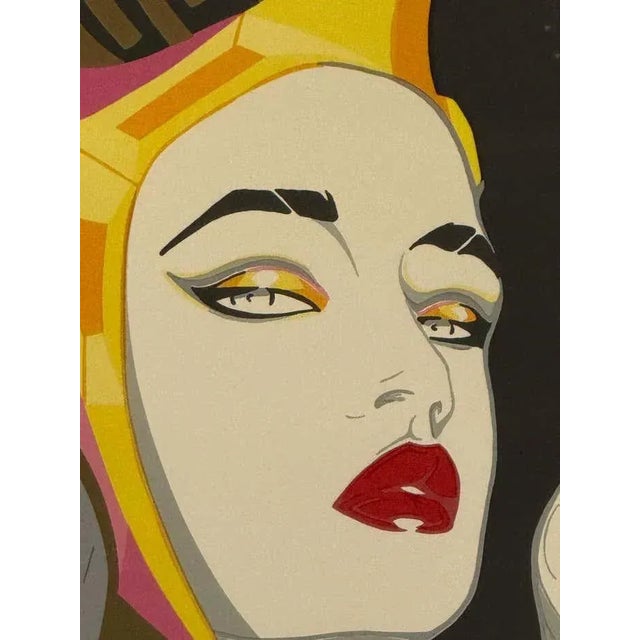 Modern Masquarade #1, Large Modern Portrait by Leal For Sale - Image 3 of 7