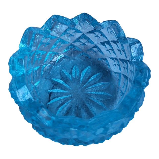 1960s Kemple Tutec Turquoise Open Salt Cellar For Sale