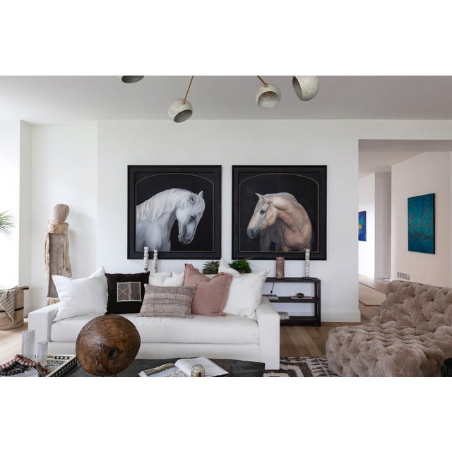 Realism Petrichor by Che Leviathan | Oil on Panel Portrait of a Horse For Sale - Image 3 of 5