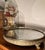 19th Century Italian Empire Mercury-Gilded Bronze Mirrored Plateau Centerpiece For Sale - Image 9 of 15
