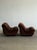 1980s Sculptural Tufted Lounge Chairs - Pair For Sale - Image 10 of 14