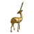 Vintage Brass Antelope Sculpture – Mid-Century Modern Home Decor For Sale