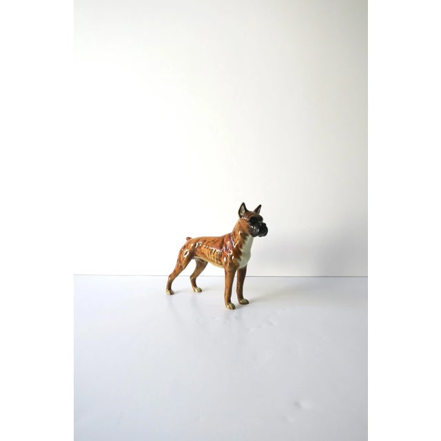Boxer Dog Porcelain Decorative Object From West Germany, 1968 For Sale - Image 13 of 13