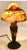 The highly prized original Daum Nancy table lamp is signed and accompanied by the Cross of Lorraine mark. It is French Art...