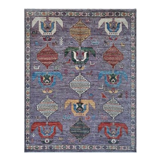 Lavender Tribal Rug 8x10 For Sale