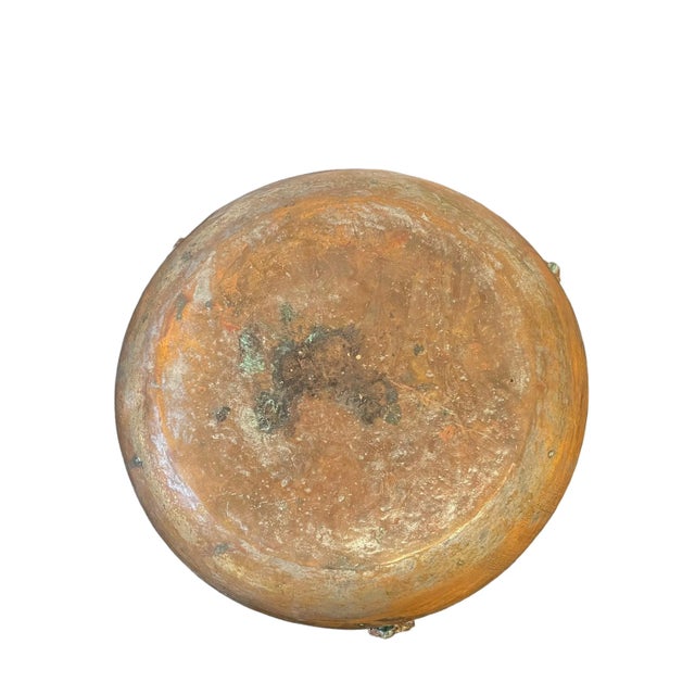 Late 19th Century Vinatge Large Copper Hanging Bowl For Sale - Image 5 of 6