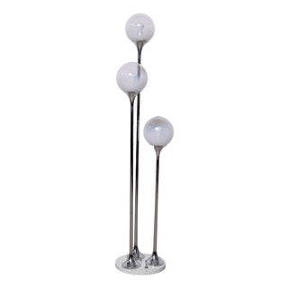 Three-Light Floor Lamp Attributable to Targetti Sankey Design 70, 1970s For Sale