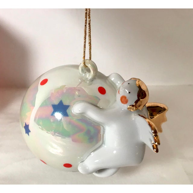 1990s Vintage Villeroy & Boch Flying Angel Ornament & Box 2 Pieces Chairish