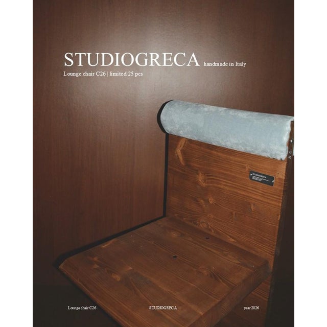 Lounge chair c26 | limited edition of 25 studio greca (2026) | represented by atelier jespers (brussels) + novalis (hong...