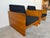 Mid-Century Modern 1970s Mid-Century Modern Milo Baughman - Style Architectural Cube Lounge Chairs – Pair For Sale - Image 3 of 17