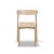Wox flat chair by Artu. Pavel Vetrov. Dimensions: W 53 x D 51 x H 83 cm. Materials: solid ash.