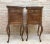 Louis XV Style Walnut Nightstands with Marble Top, 1930s, Set of 2 For Sale - Image 4 of 13