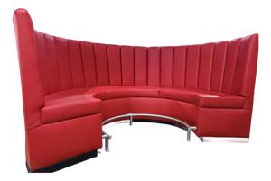 Red Dining Booth