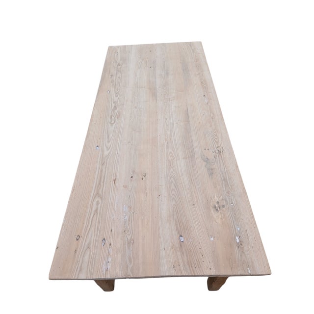 Wood 19th Century Farmhouse Table For Sale - Image 7 of 8