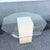 Boho Chic Vintage Boho Chic Sculpted Pencil Reed Octagonal Glass Top Dining Table For Sale - Image 3 of 8