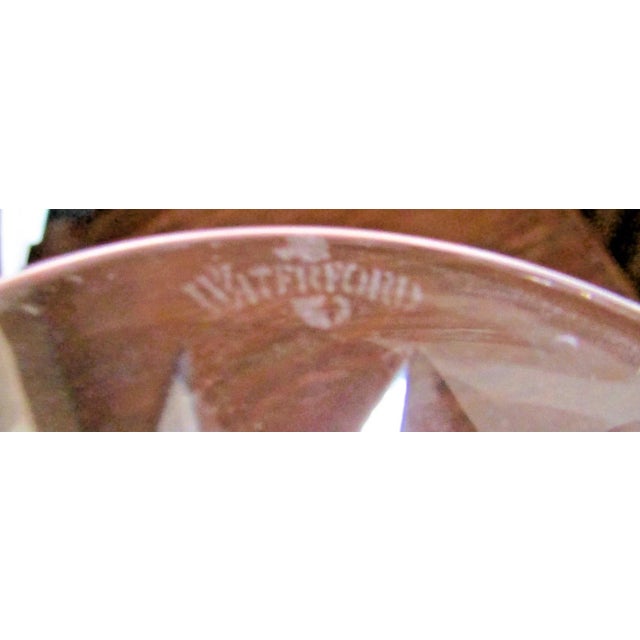 1990s Waterford Crystal Clarendon Ruby Red Hock Glass 8" Tall - Set of 8 For Sale - Image 14 of 14