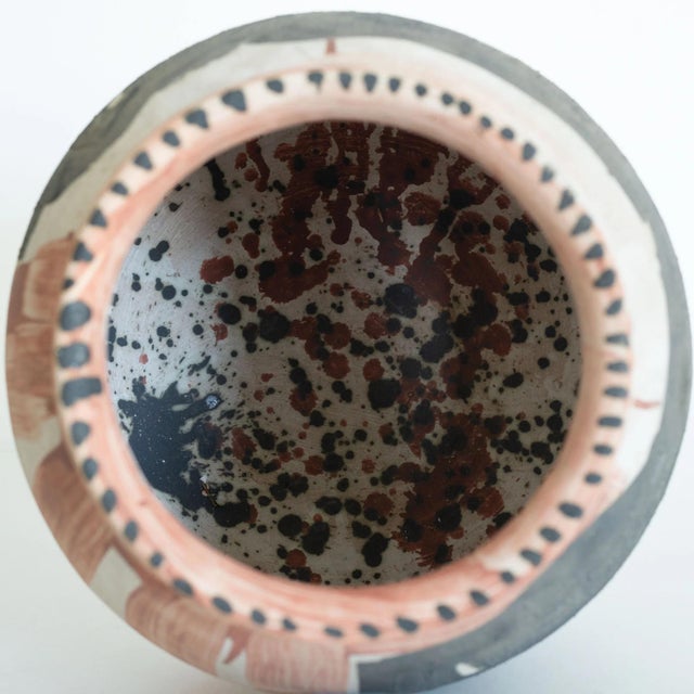 Ceramic Large Abstract Studio Pottery Vase, 1960s For Sale - Image 7 of 9