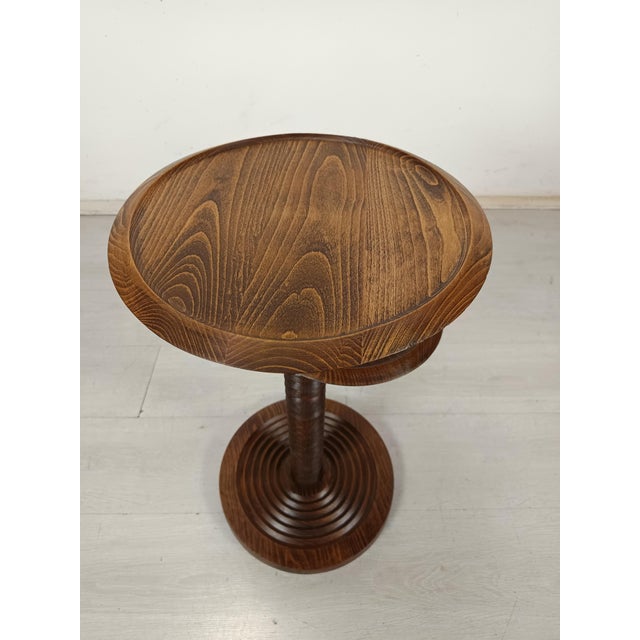 Wood Table by Charles Dudouyt, 1940s For Sale - Image 7 of 13