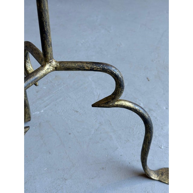 Spanish Iron Drinks Table on an Ornate Tripod Base For Sale - Image 10 of 12