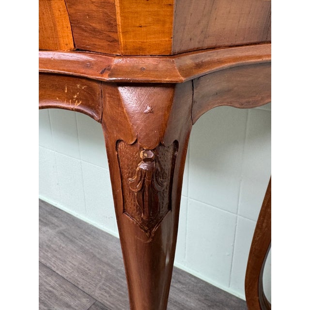 Baroque-Style Console Table with Six Drawers, 1950s For Sale - Image 13 of 18