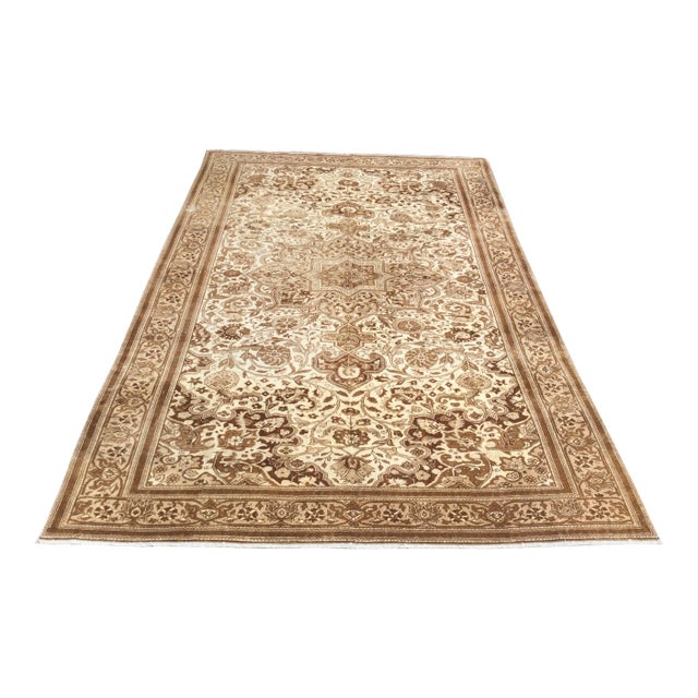 Handmade Turkish Rug - 117" X 77" For Sale