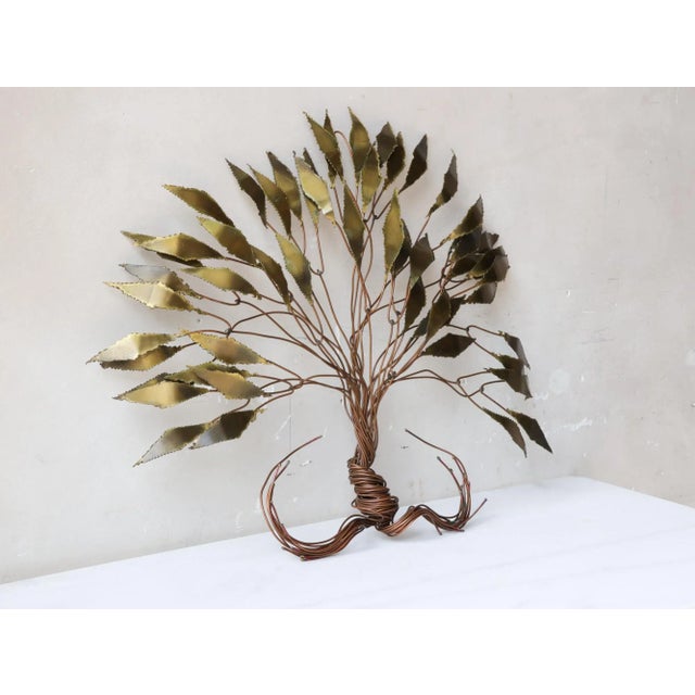 Mid-Century Modern Tree Wall Sculpture by Daniel Dhaeseleer, 1970s For Sale - Image 3 of 8