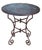 French Country Vintage Turkish Hammered Copper & Iron Round Side End Table For Sale - Image 3 of 9