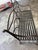 Late 20th Century Vintage Regency-Style Reeded Wrought-Iron Garden Bench With Paw Feet For Sale - Image 5 of 12