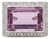 Natural Amethyst 14.45cts & Diamond 0.65cts Ring in 18k Gold For Sale
