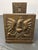 Traditional Antique Edwardian Brass & Wood Expandable Imperial Eagle Bookends Book Rack, Circa 1900 For Sale - Image 3 of 12