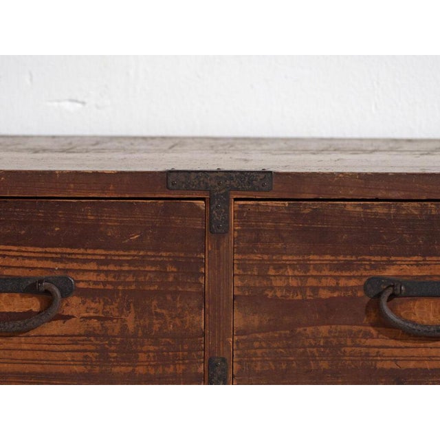 Antique Japanese Tansu Chest of Drawers For Sale - Image 9 of 13