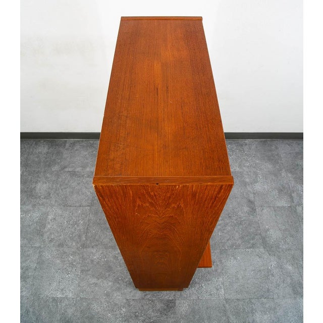 Mid-Century Modern 1960s Mid Century Danish Modern Book Shelf Shelving Cabinet Poul Hundevad MCM Compact For Sale - Image 3 of 12