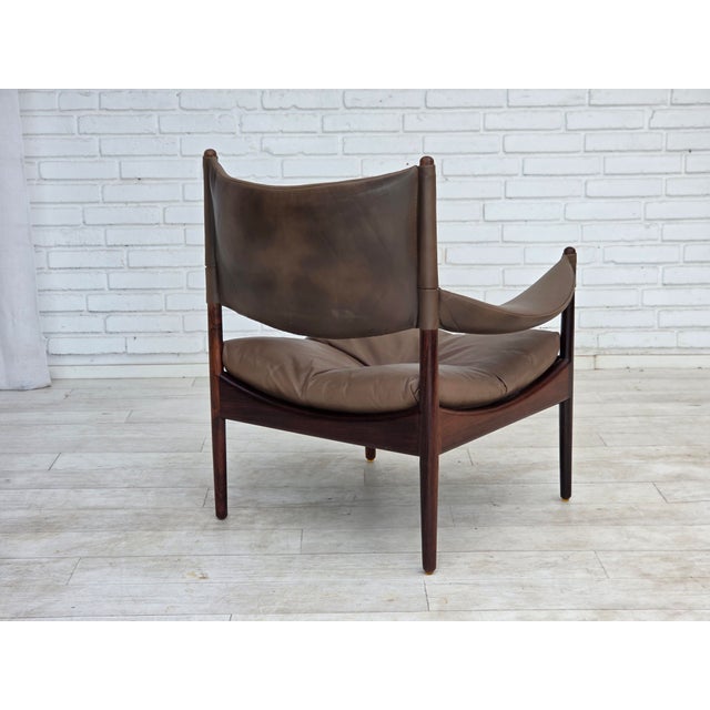 Danish Modus Highback Armchair by Kristian Vedel for Søren Wiladsen, 1974 For Sale - Image 9 of 18
