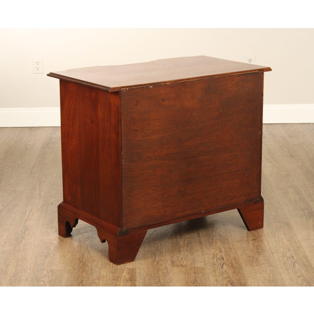 Chippendale Style Custom Crafted Mahogany Blockfront Chest For Sale - Image 13 of 13