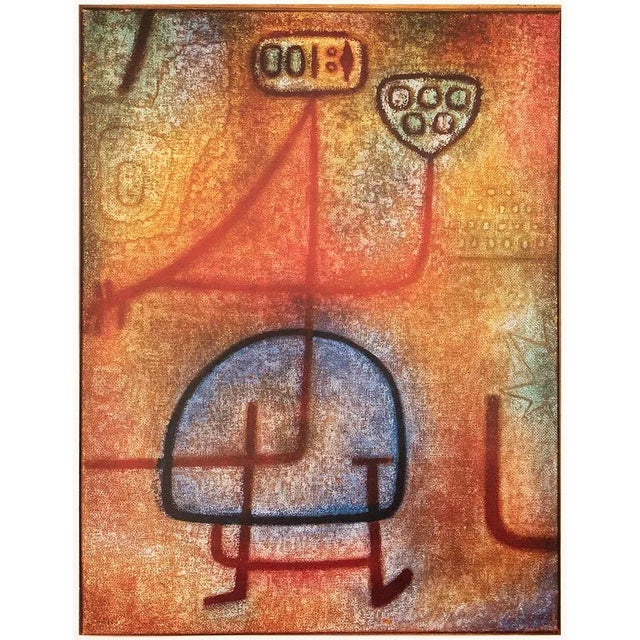Red 1989 After Paul Klee "The Beautiful Gardener", Full-Color Print From France For Sale - Image 8 of 8