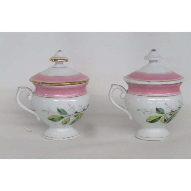 This magnificent Set is made out of ceramic, and is in good condition. This espresso cup set with lids that could also be...