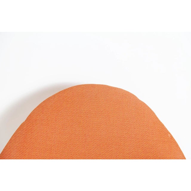 1950s Mid-Century Orange Swivel Chair, 1950s For Sale - Image 5 of 6