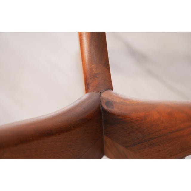 1960s Attributed to Adrian Pearsall for Craft Associates 2015-Lt Jacks Side Table in Walnut For Sale - Image 12 of 14