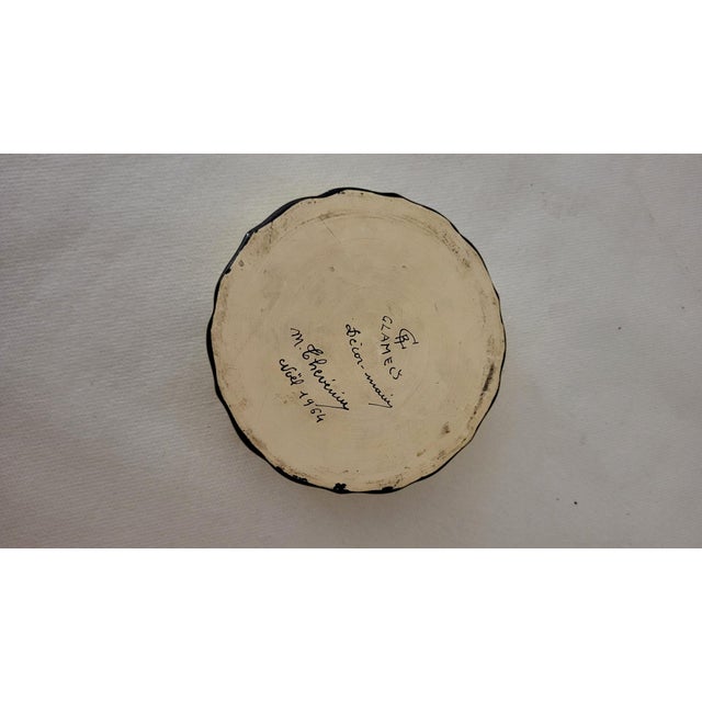 Earthenware Candy Box from Clamecy Roger Colas, 1950s For Sale - Image 6 of 7