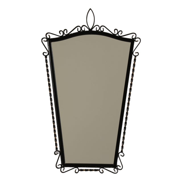 Wrought Iron Mirror For Sale