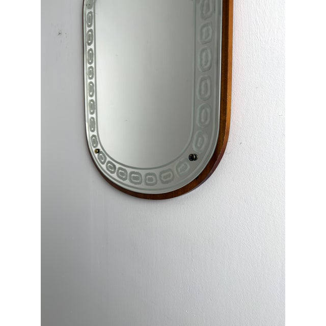 Swedish Modern Mirror, 1940s For Sale - Image 4 of 6