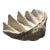 Monumental Carved Stone Faux Clam Shell Coastal Decor For Sale