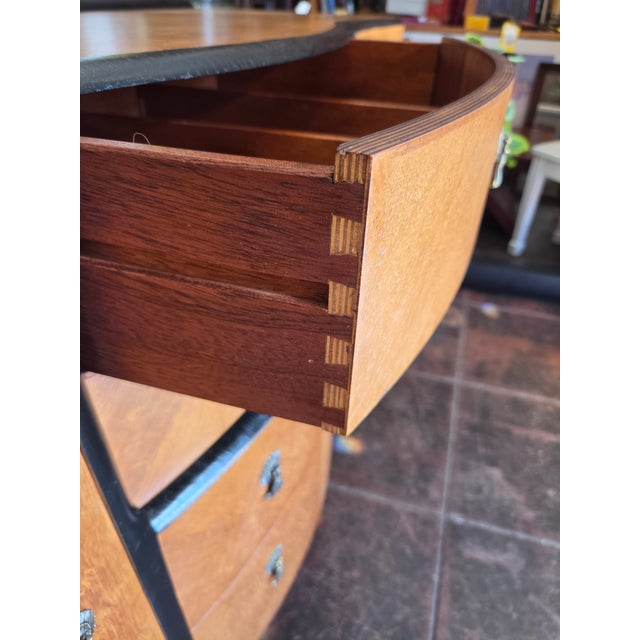 1940s Art Deco Oak Sideboard Cocktail Bar Dresser For Sale - Image 11 of 13