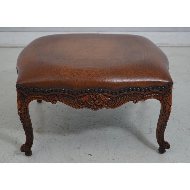 Age: Approx: 20 Years Old Details: High Quality Construction Quality Brown Tooled Leather Seat French Style Tack Head Trim...