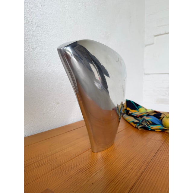 Vase in Cast Aluminum, 1970s For Sale - Image 14 of 18