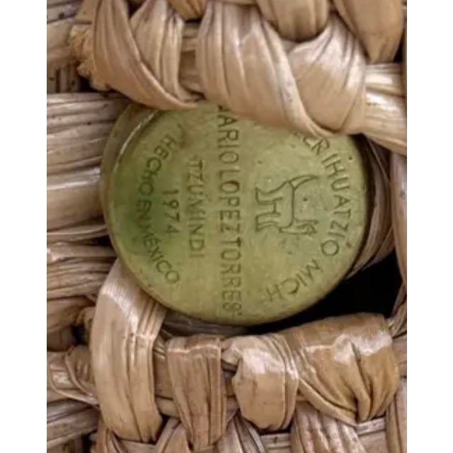 Vintage Rattan Coyote Bench by Mario Lopez Torres For Sale - Image 12 of 12