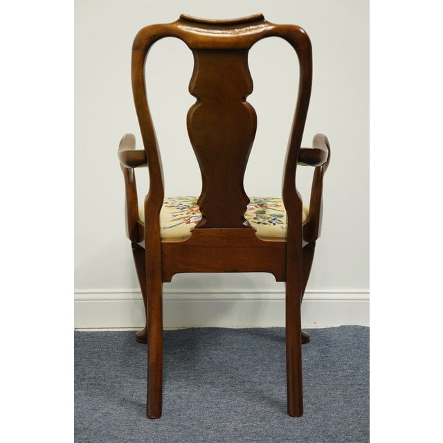 Hickory Chair Solid Mahogany Traditional Style Bentwood Splat Back Dining Arm Chair For Sale In Kansas City - Image 6 of 9