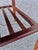 Wood Mid Century Danish Modern Side Table With Slatted Shelf For Sale - Image 7 of 12