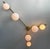 Italian Doppio Trio Polished Brass Glossy White Globe Flush Mount by Fabio LTD For Sale - Image 3 of 3