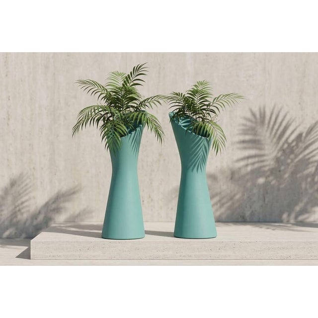 Rise 9040 Polyethylene Tall Vase by Loope For Sale - Image 4 of 16